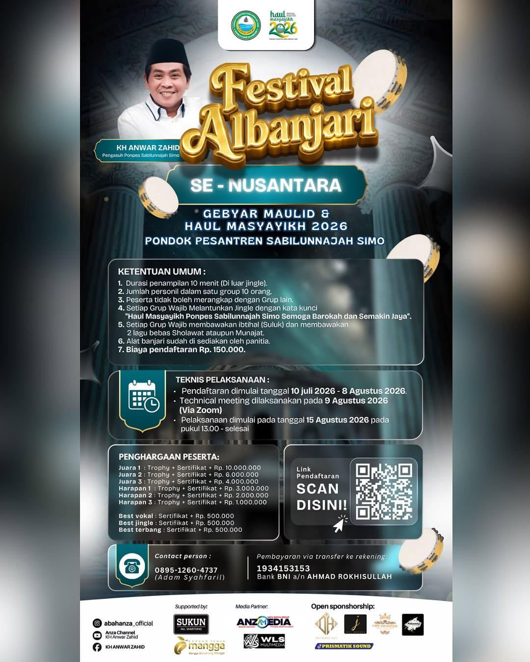 Gebyar Maulid & Haul Masyayikh 2026 Pondok Pesantren Sabilunnajah Simo