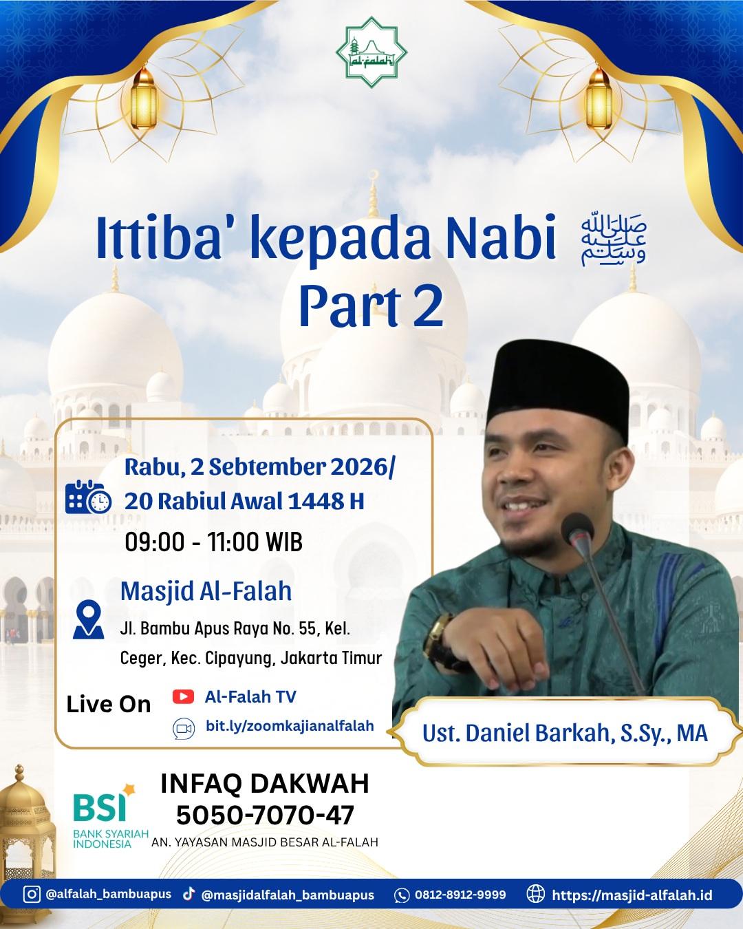 Ittiba' kepada Nabi ﷺ part 2