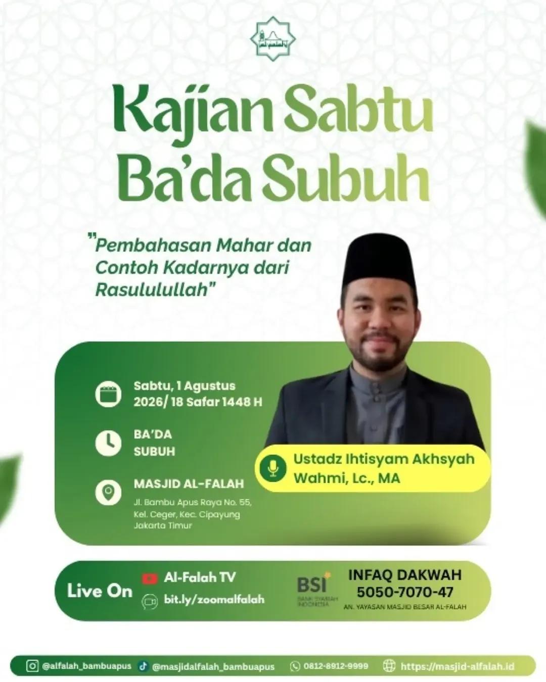 Pembahasan Mahar dan Contoh Kadarnya dari Rasullullah