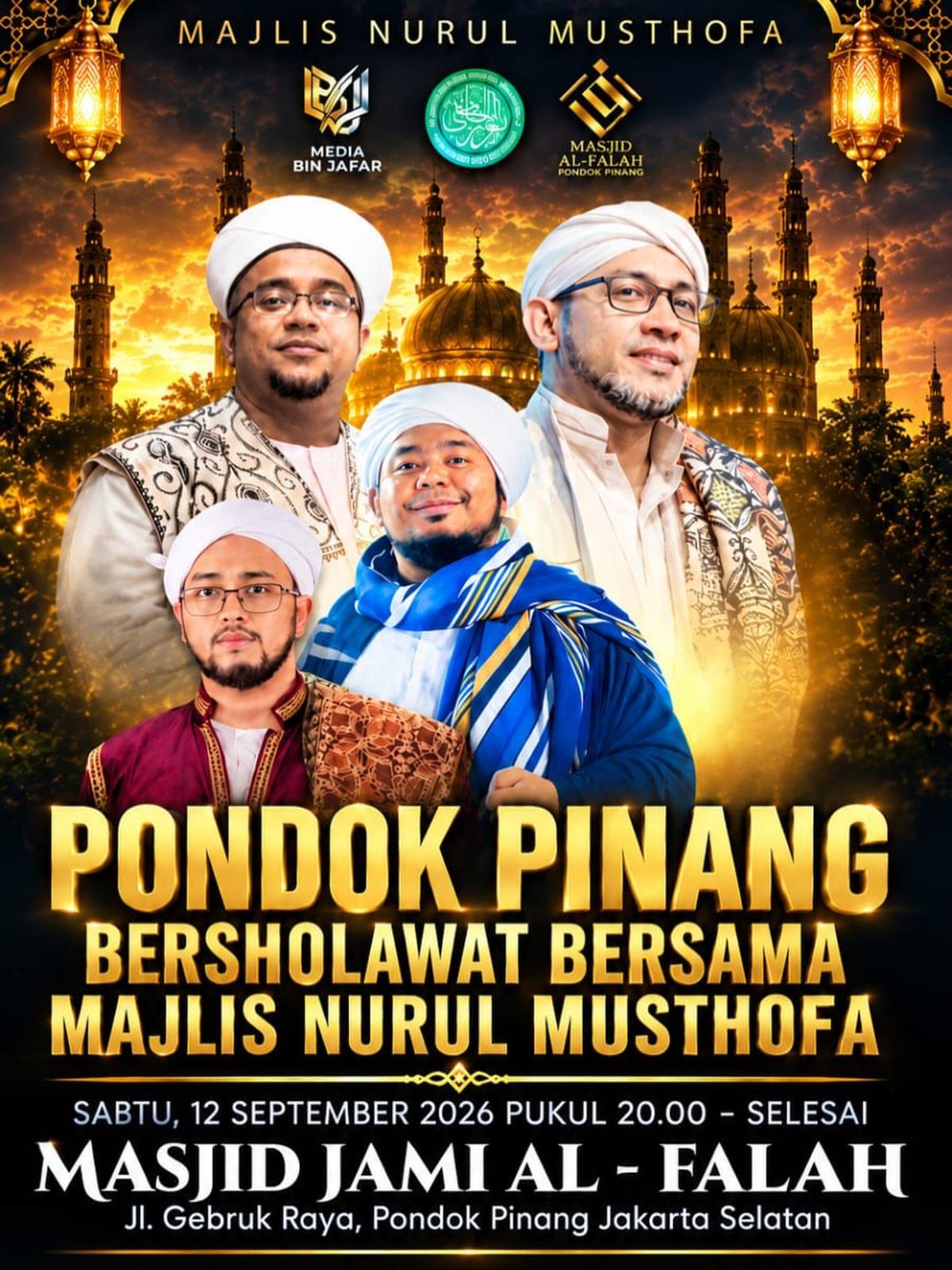 Pondok Pinang Bersholawat bersama Majlis Nurul Musthofa