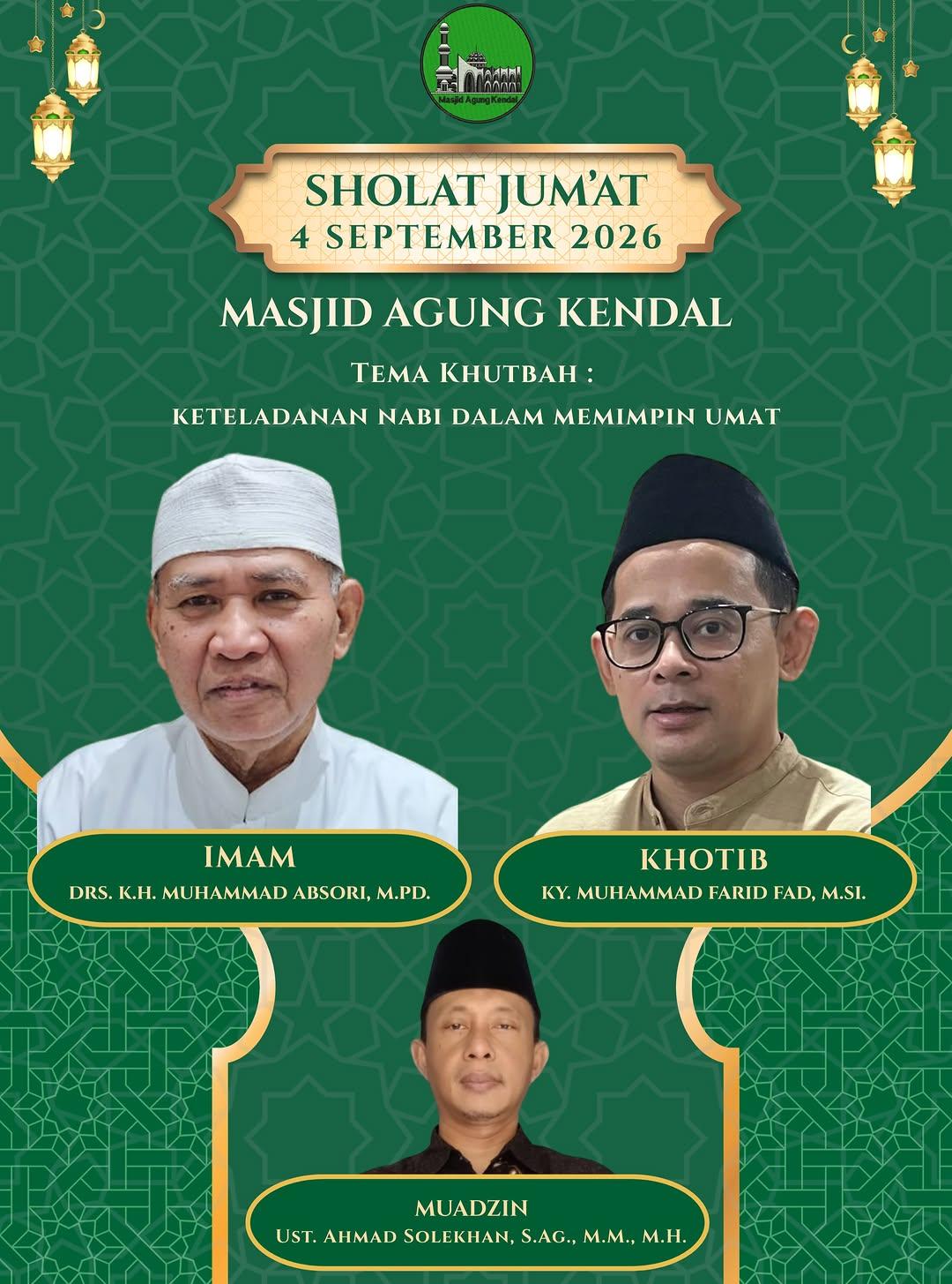 Sholat Jum'at: Keteladanan Nabi Dalam Memimpin Umat
