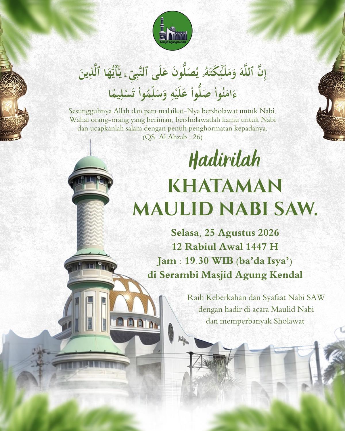 Khataman Maulid Nabi SAW