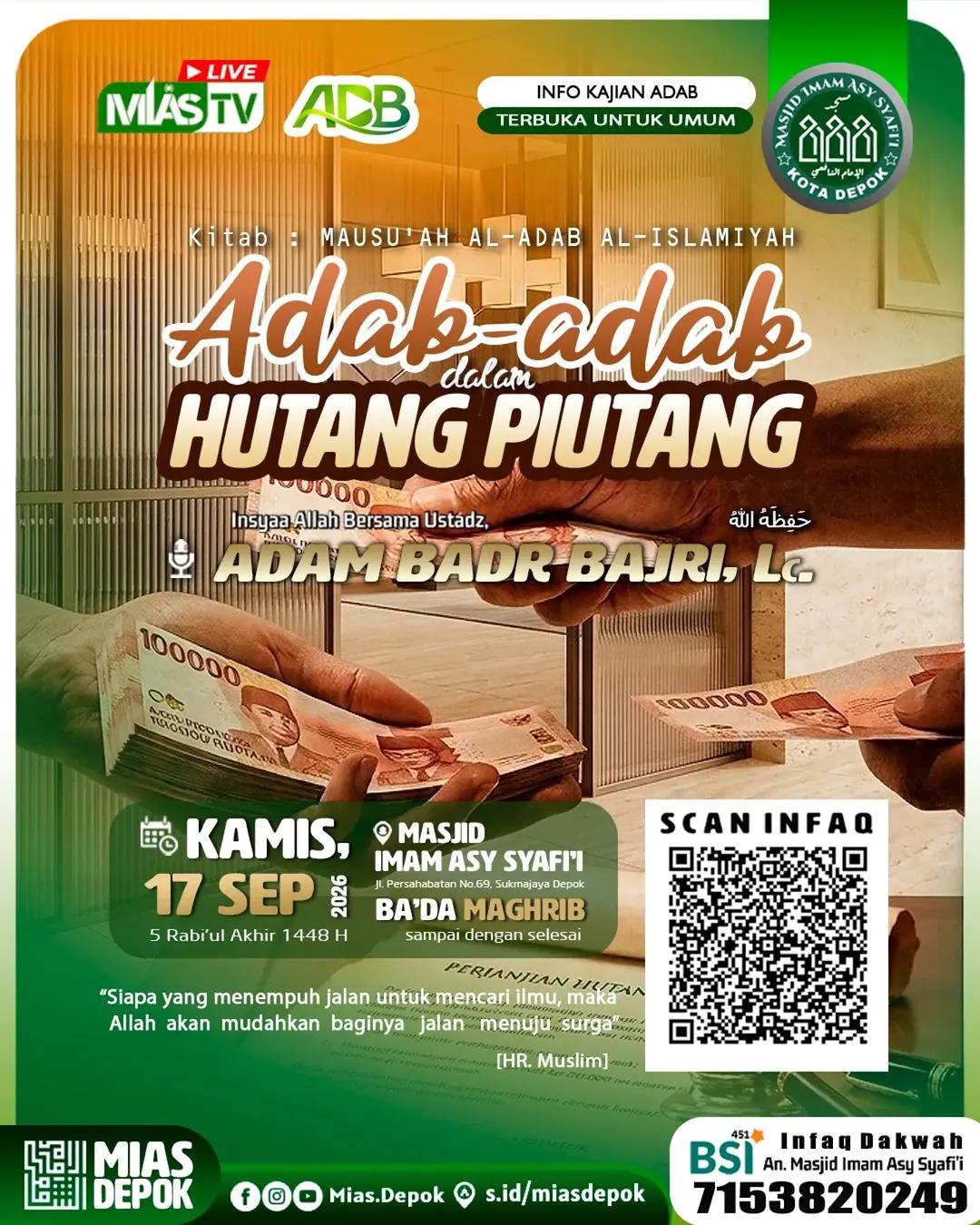 Adab-Adab dalam Hutang Piutang