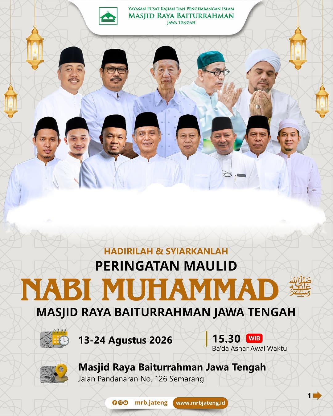 Peringatan Maulid Nabi Muhammad SAW 1448 H