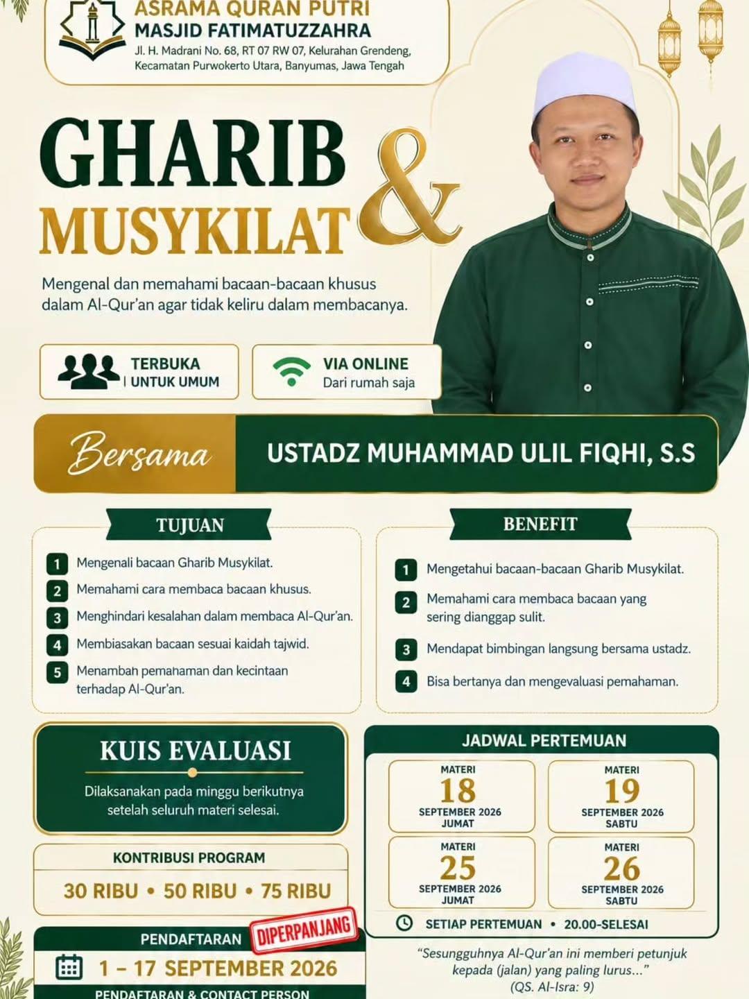 Materi Gharib & Musykilat