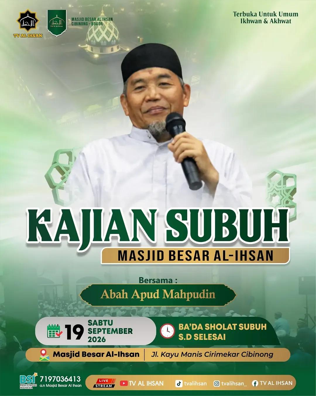 Kajian Sabtu Subuh