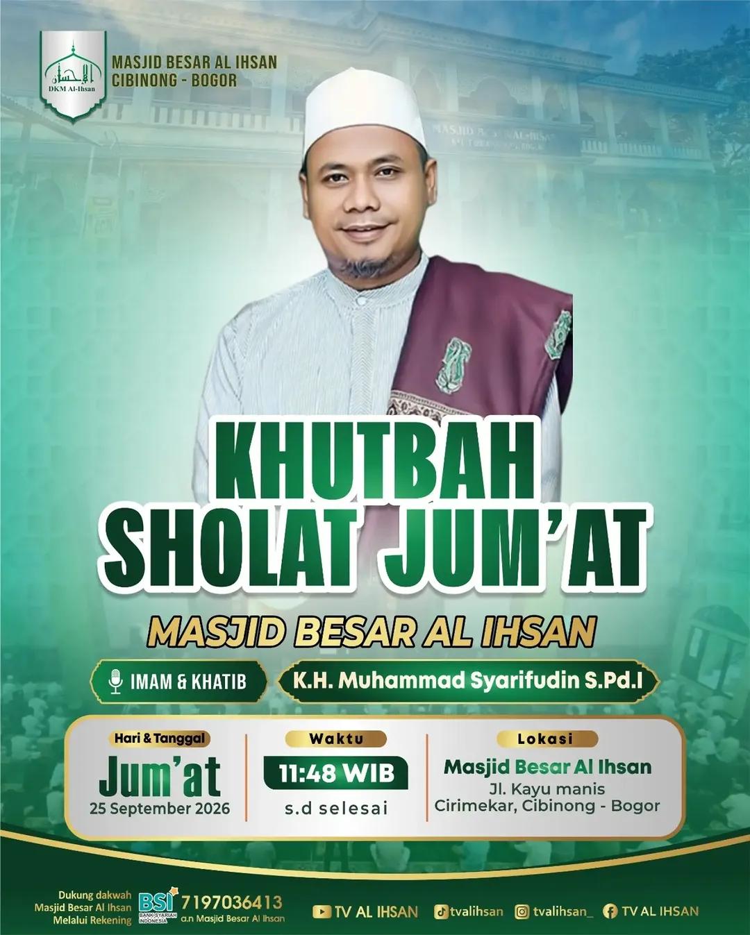 Khutbah Sholat Jum'at