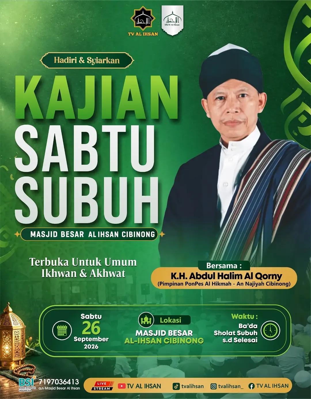 Kajian Sabtu Subuh
