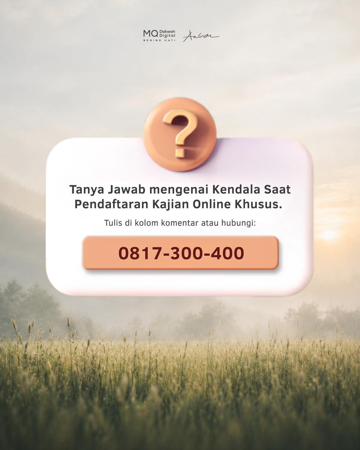Kajian Online Khusus Mengendalikan Emosi