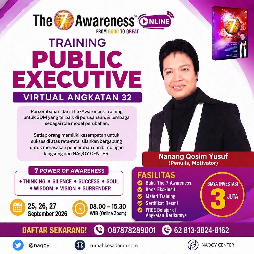 The7Awareness – Public Executive Training Virtual Angkatan 32