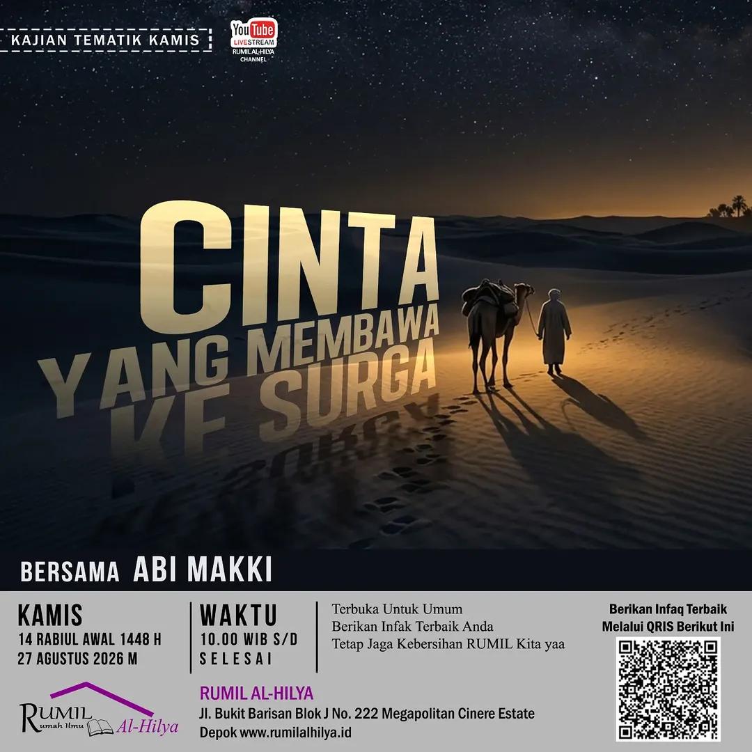 Kajian Tematik Kamis: Cina Membawa Yang Surga Bersama