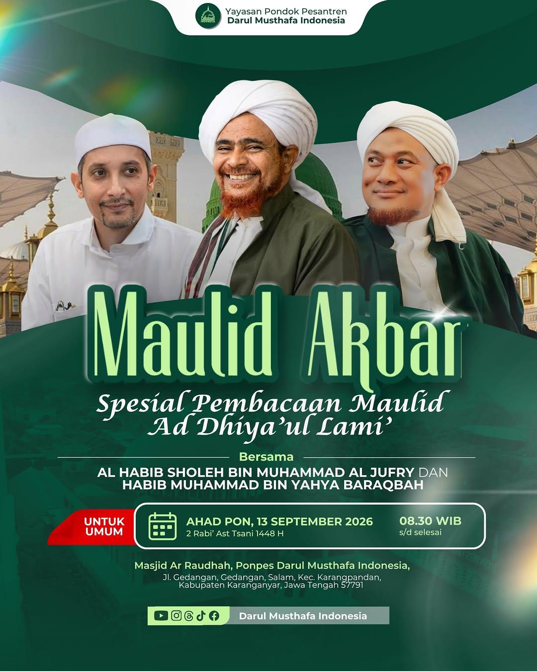 KAJIAN RUTIN AHAD PON SPESIAL MAULID AKBAR