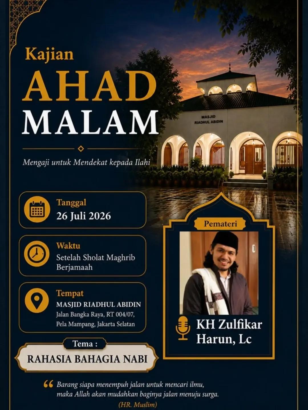 RAHASIA BAHAGIA NABI