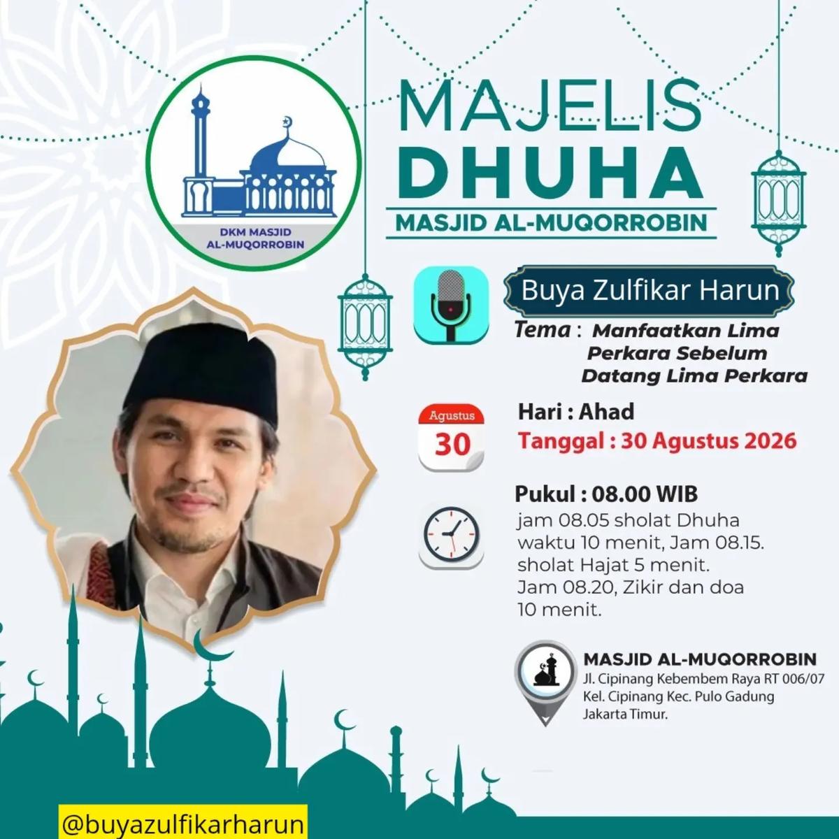 MANFAATKAN 5 PERKARA SEBELUM DATANG 5 PERKARA