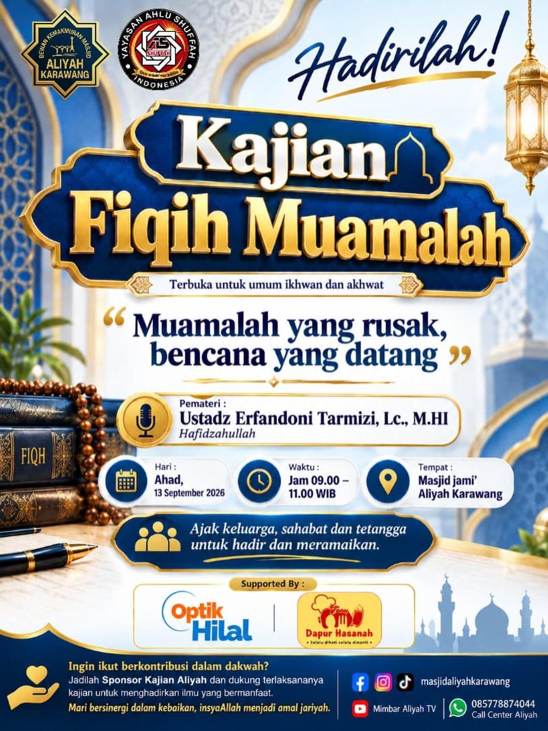 Kajian Fiqih Muamalah: Muamalah yang Rusak, Bencana yang Datang