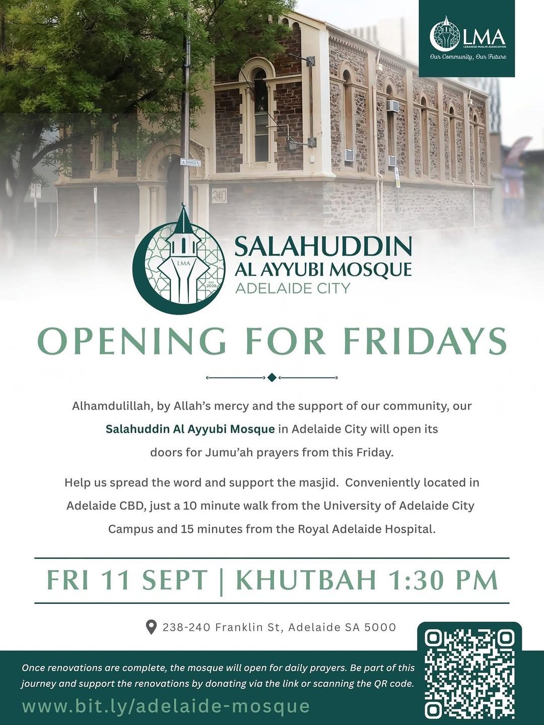 Opening for Jumu’ah Prayers