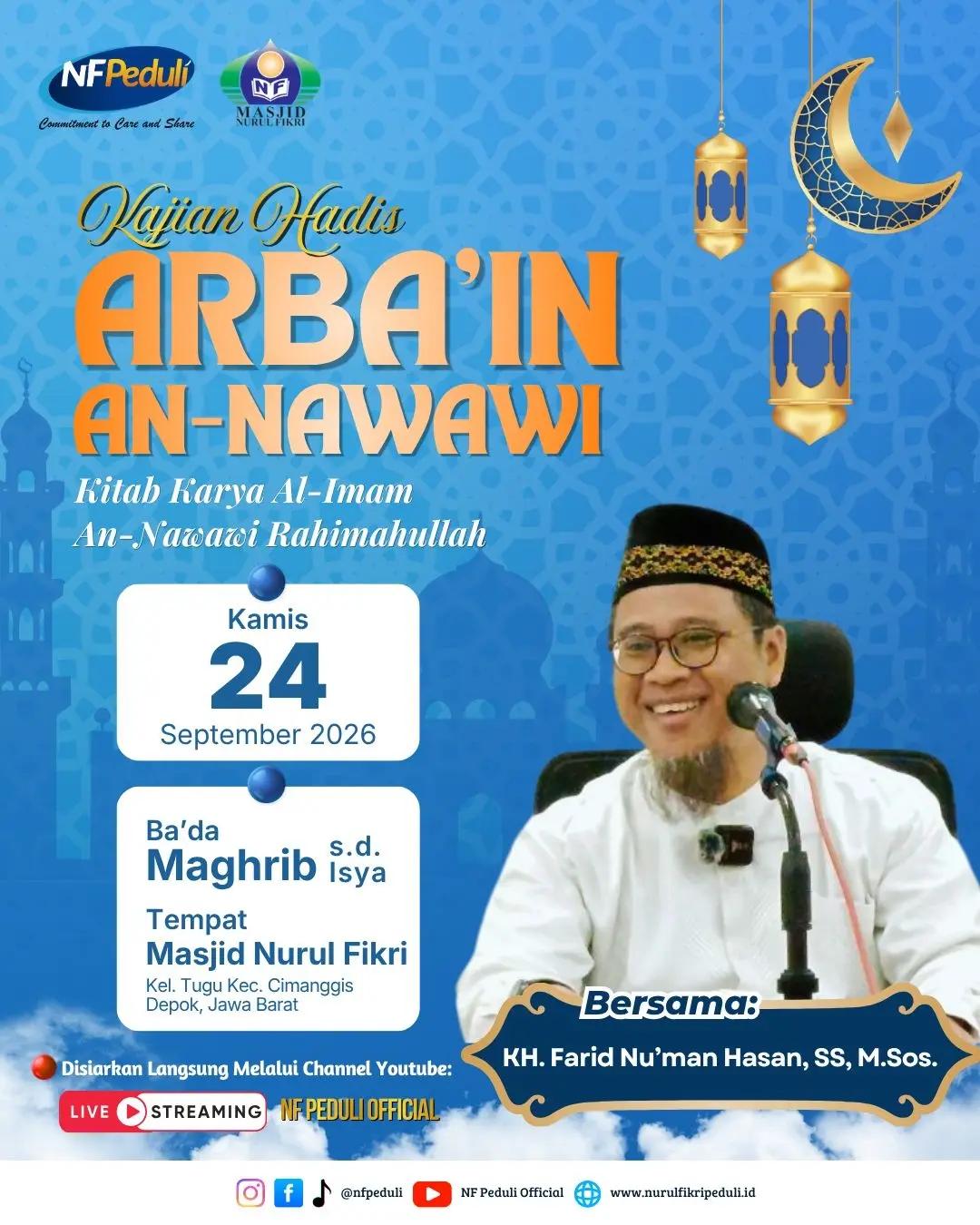 Kajian Hadis: Kitab Arba'in An-Nawawi