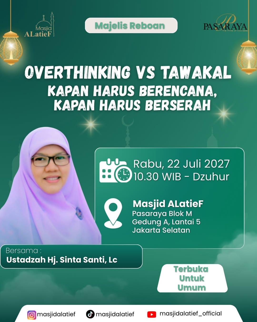 Overthinking vs Tawakal: Kapan Harus Berencana, Kapan Harus Berserah
