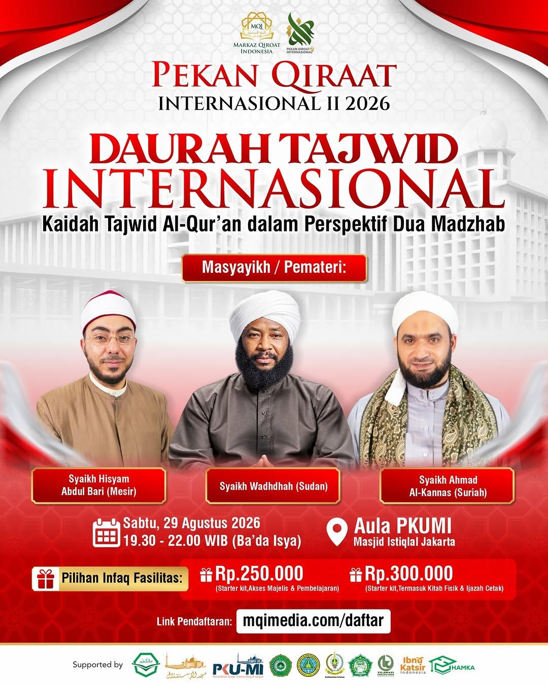 Daurah Tajwid Internasional: Kaidah Tajwid Al-Qur'an dalam Perspektif Dua Madzhab