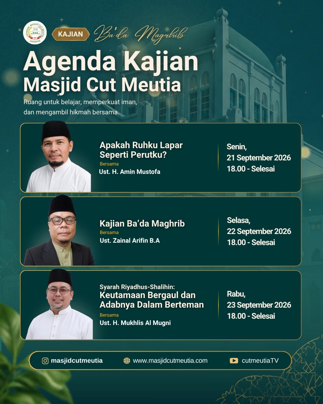 Kajian Ba’da Maghrib