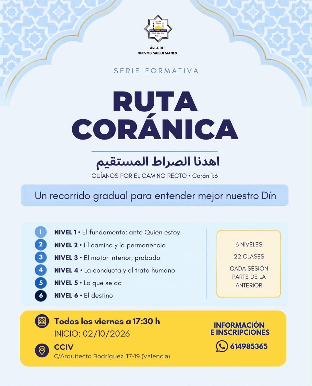 RUTA CORÁNICA | Serie formativa