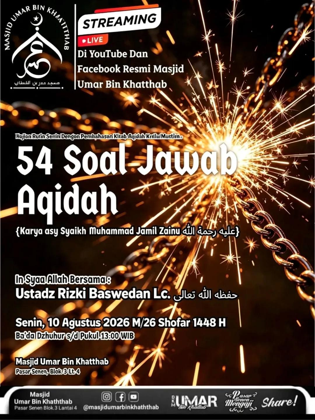 Kajian Rutin Senin Pembahasan Kitab Aqidah