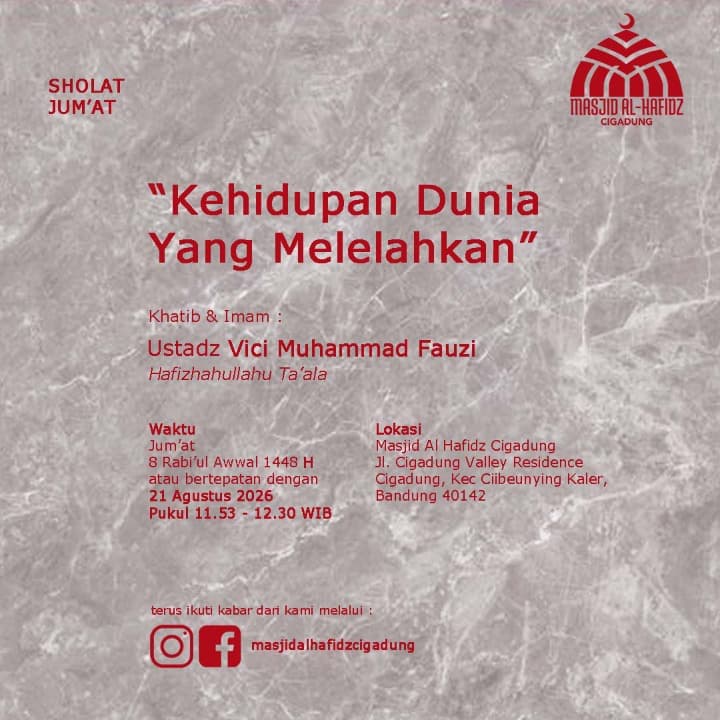 Kehidupan Dunia Yang Melelahkan