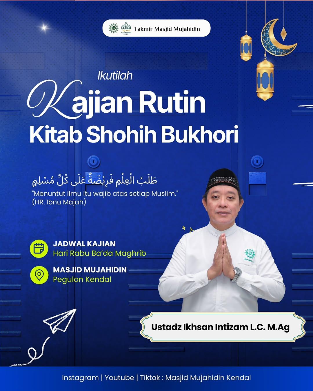 Kajian Rutin Kitab Sohih Bukhori