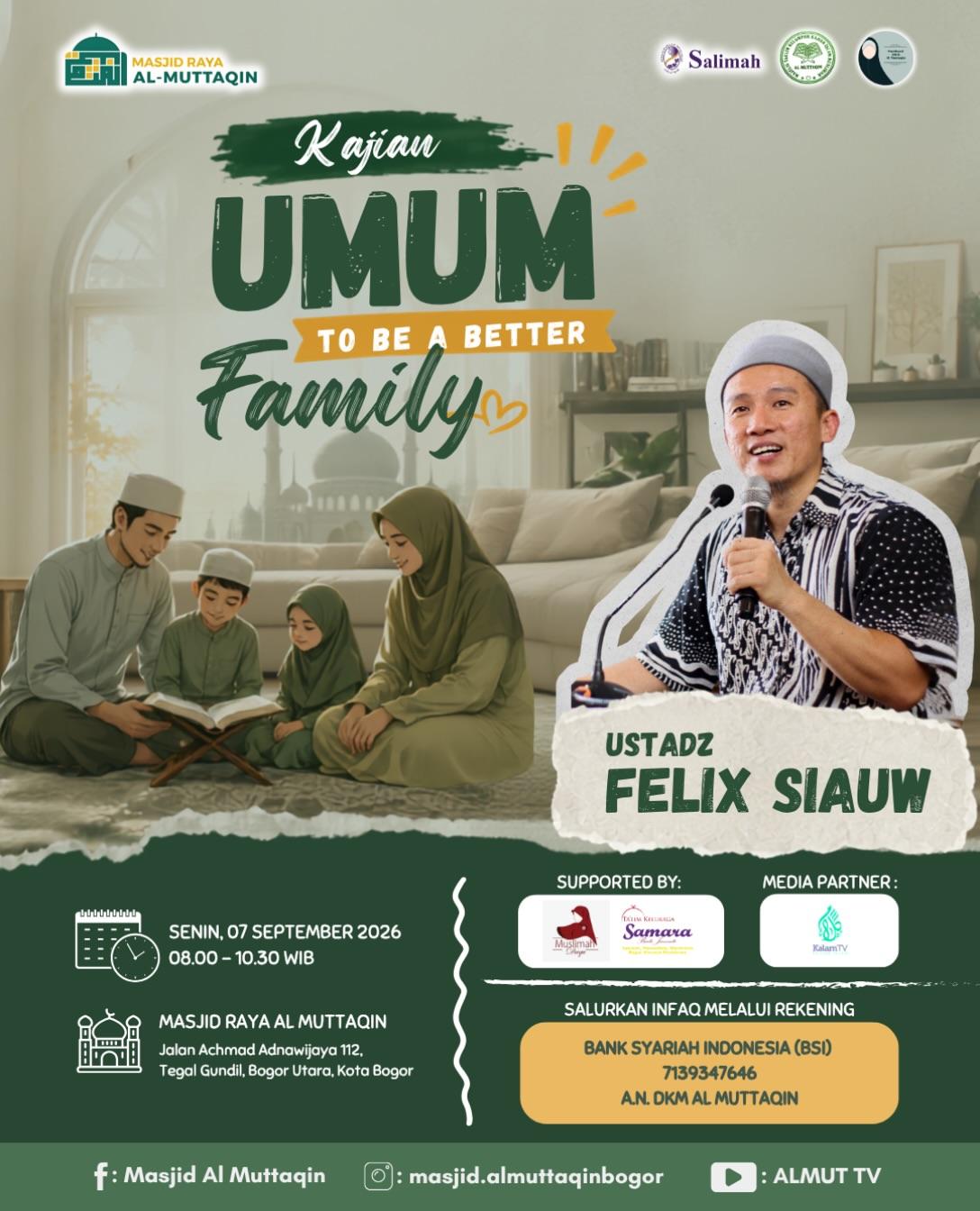 Kajian Umum: To Be A Better Family