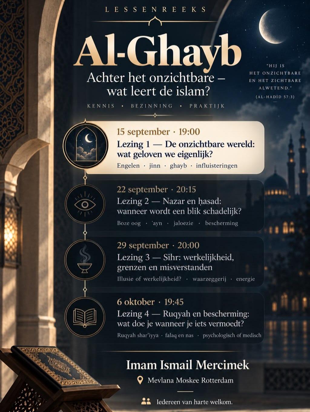 Lezing 2 — Nazar en hasad: wanneer wordt een blik schadelijk?