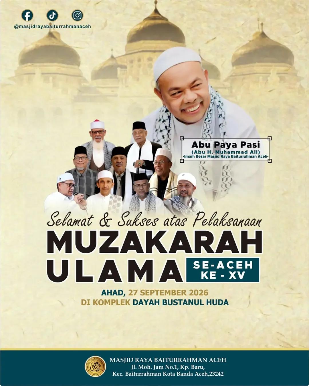 Muzakarah Ulama Se-Aceh ke-XV