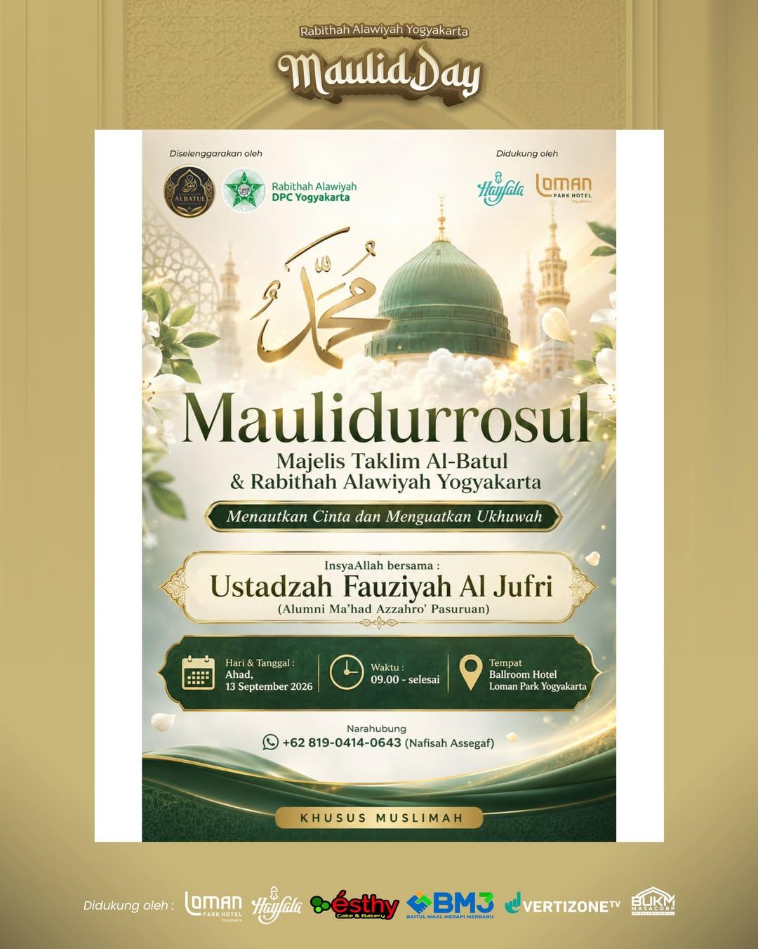 Maulid Day Rabithah Alawiyah Yogyakarta