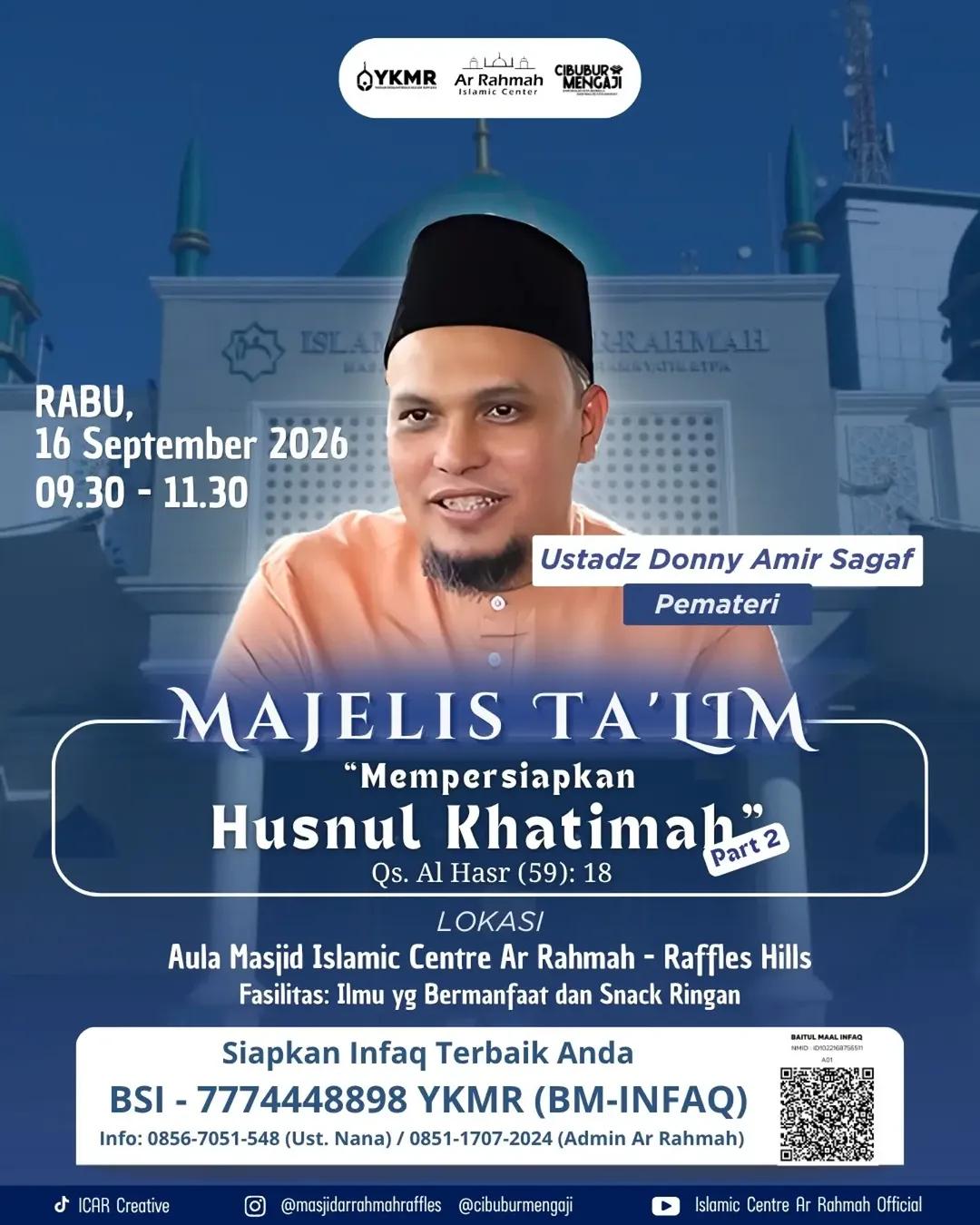Menjemput Husnul Khatimah Part 2