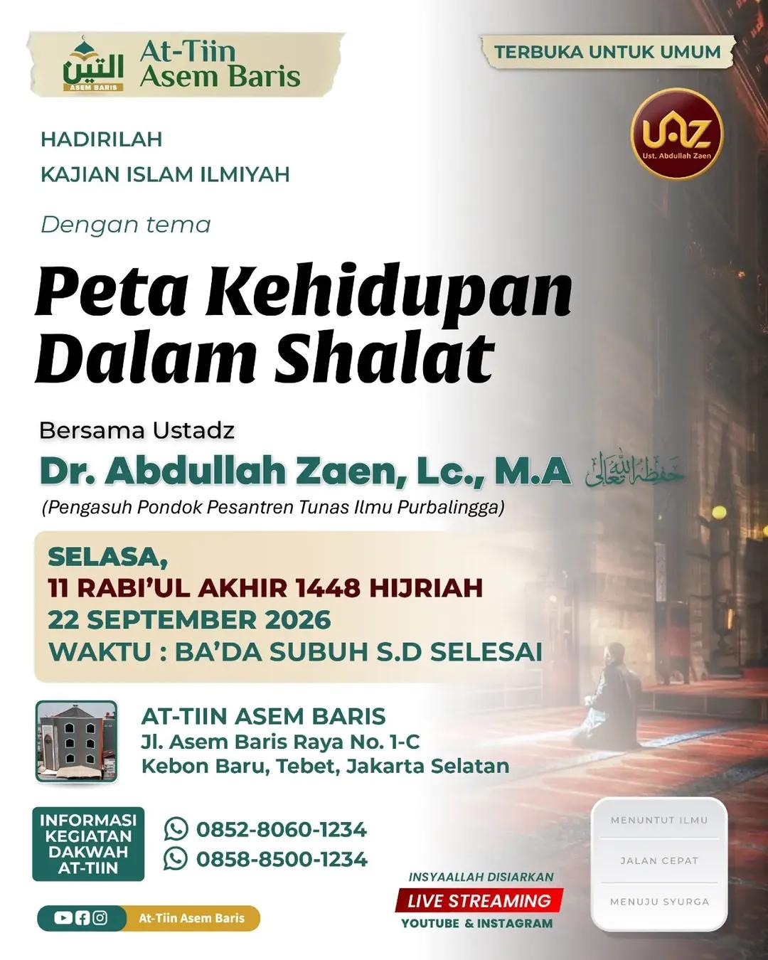 Peta Kehidupan Dalam Shalat