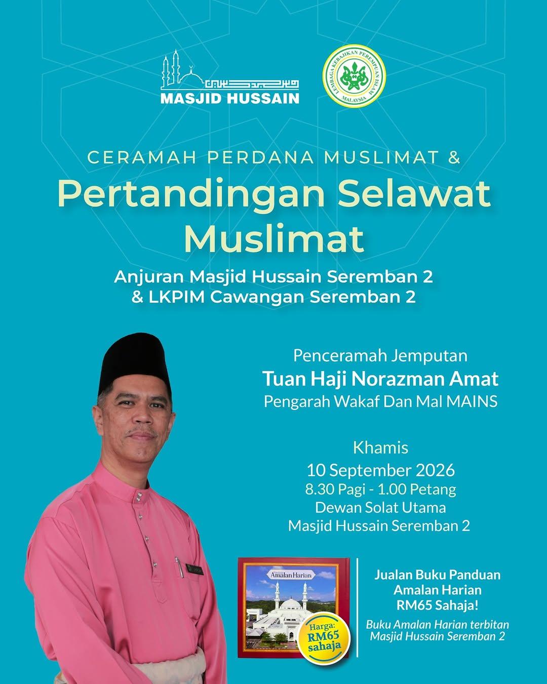 Ceramah Perdana Muslimat & Pertandingan Selawat Muslimat