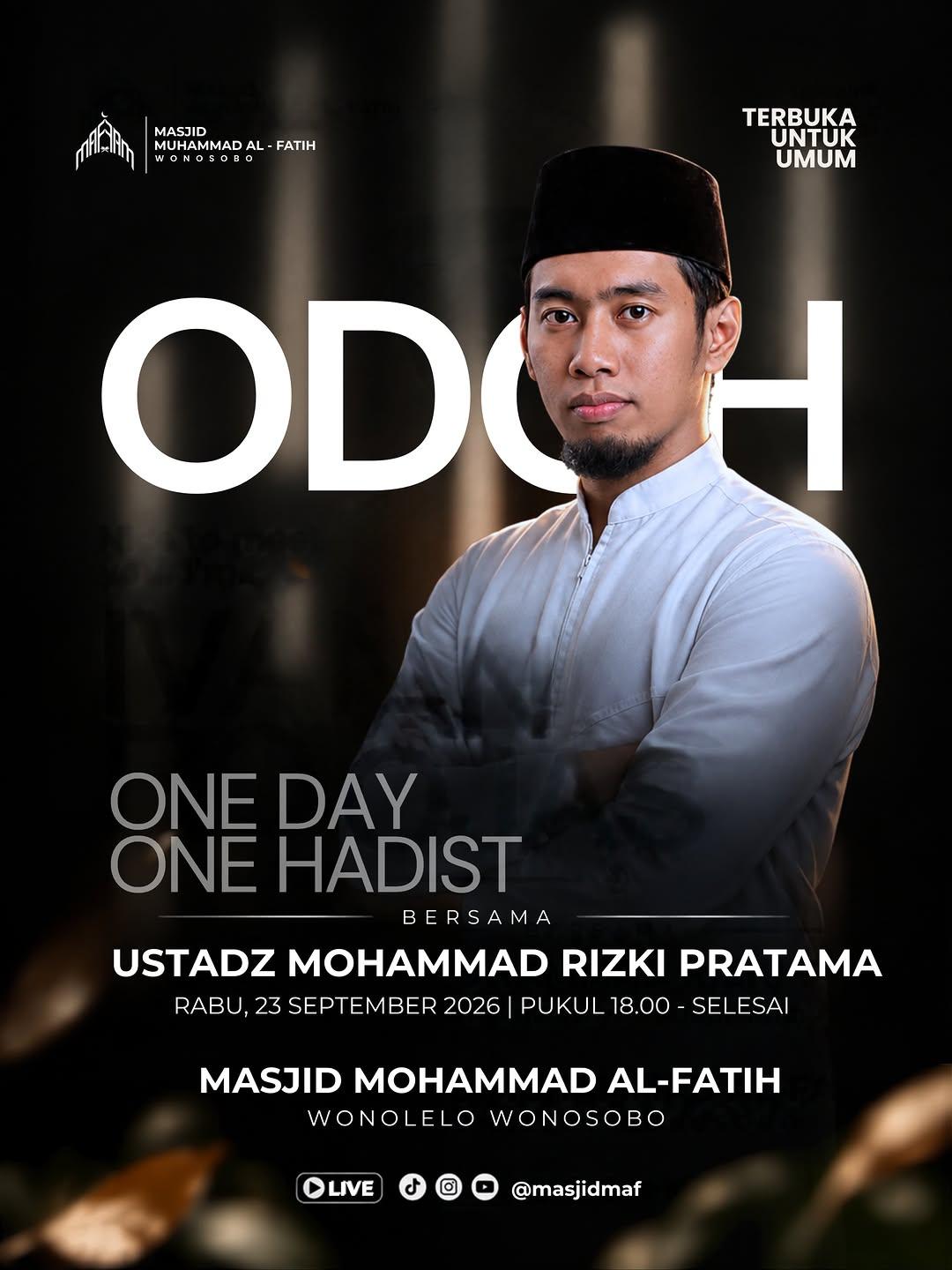 Kajian Odoh (One Day One Hadits)