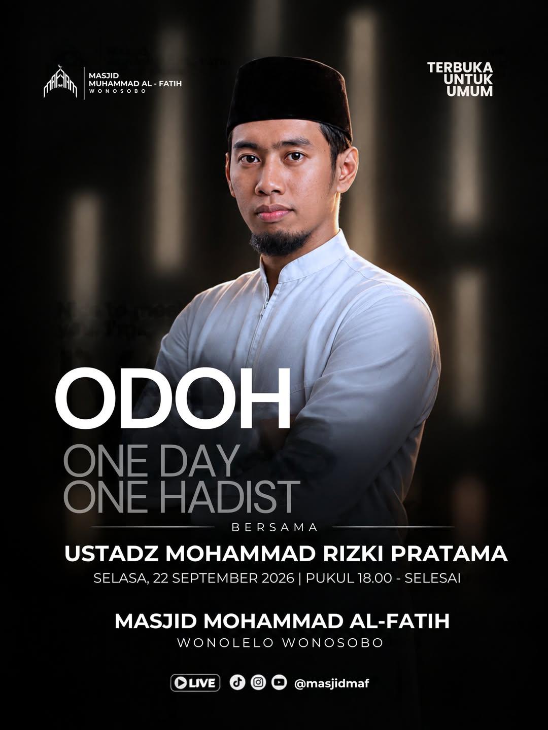 Kajian One Day One Hadist (Odoh)