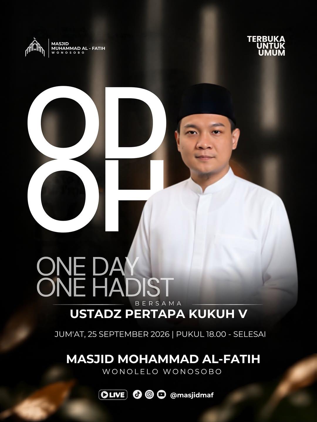 Kajian One Day One Hadist (Odoh)