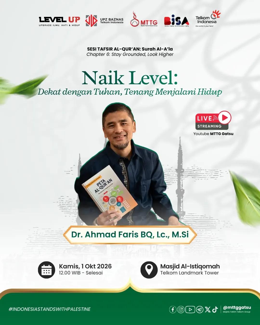 Naik Level: Dekat dengan Tuhan, Tenang Menjalani Hidup