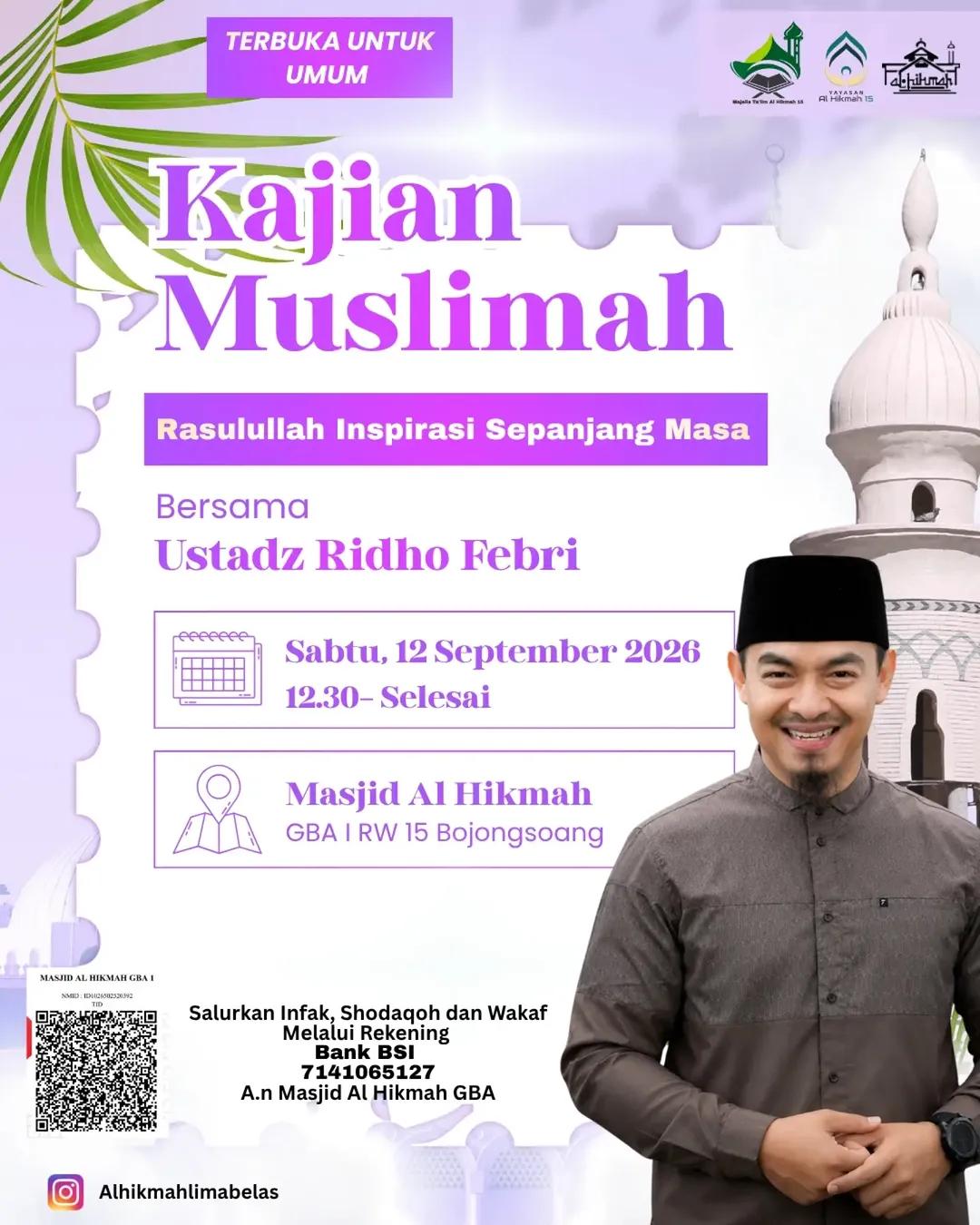 Pengajian Ramadhan Rabu Pagi: Rasulullah Inspirasi Sepanjang Masa