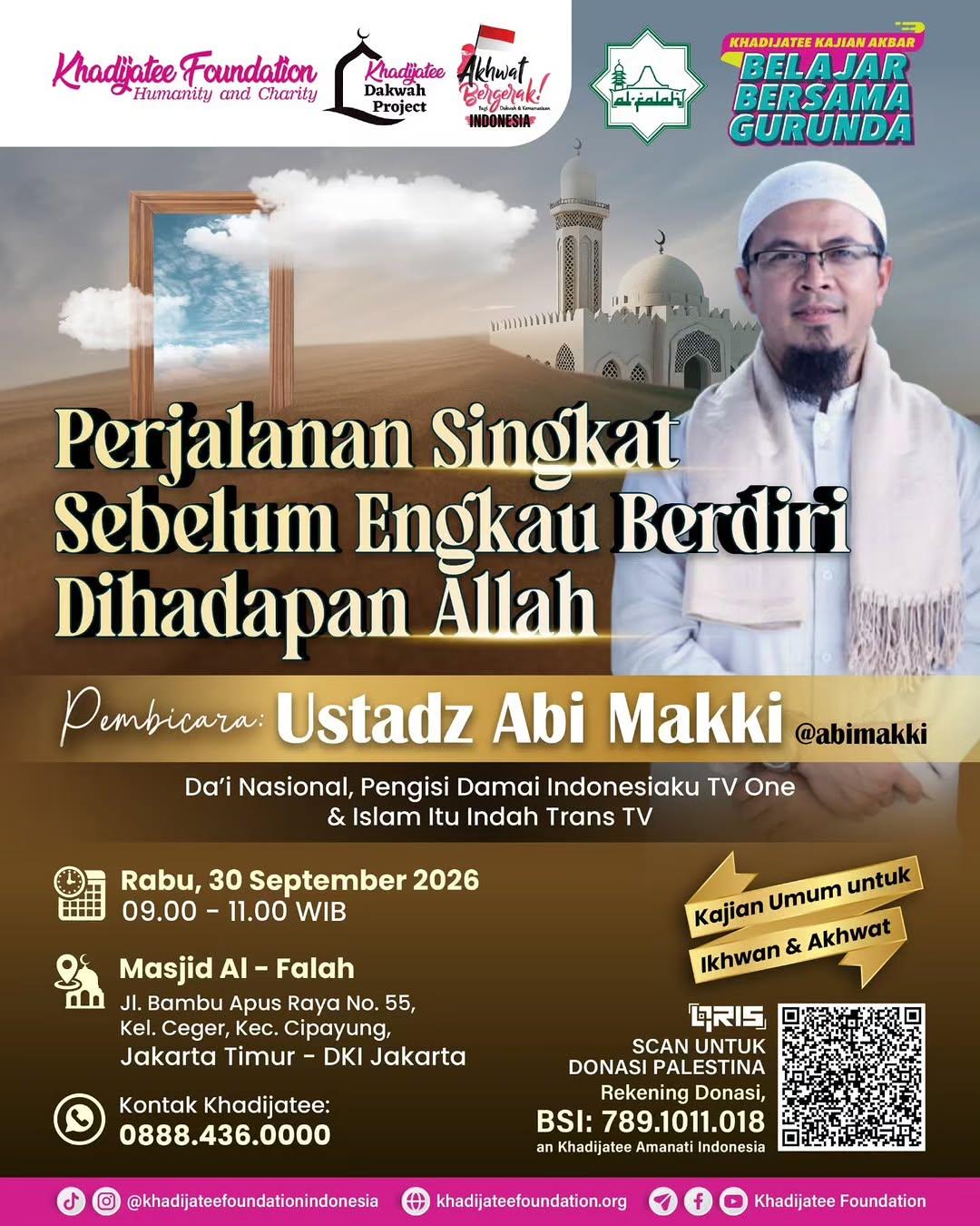 Perjalanan Singkat Sebelum Engkau Berdiri Di Hadapan Allah