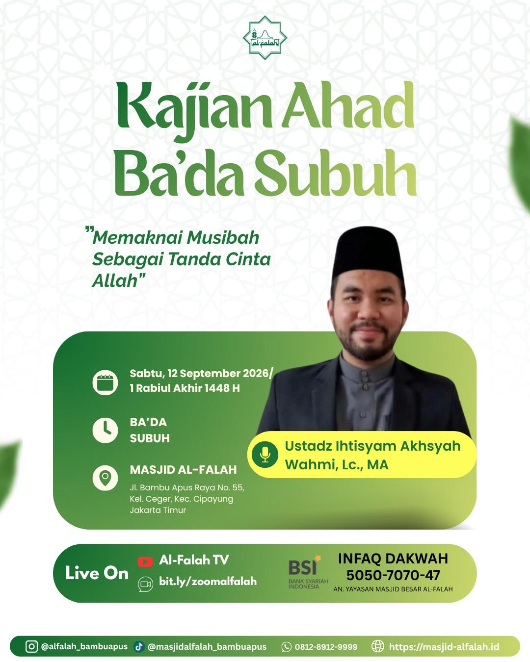 Memaknai Musibah sebagai tanda cinta Allah