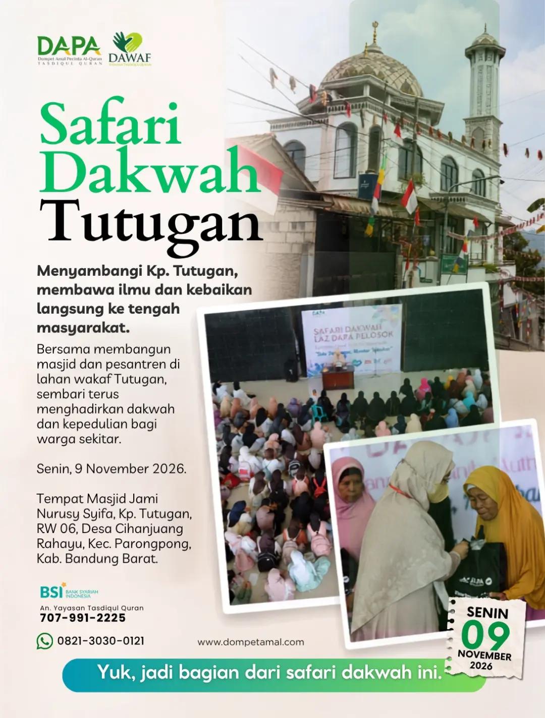Safari Dakwah Tutugan