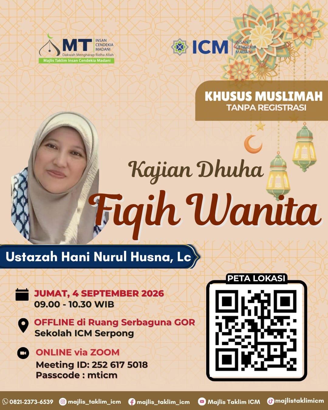 Kajian Dhuha Fiqih Wanita