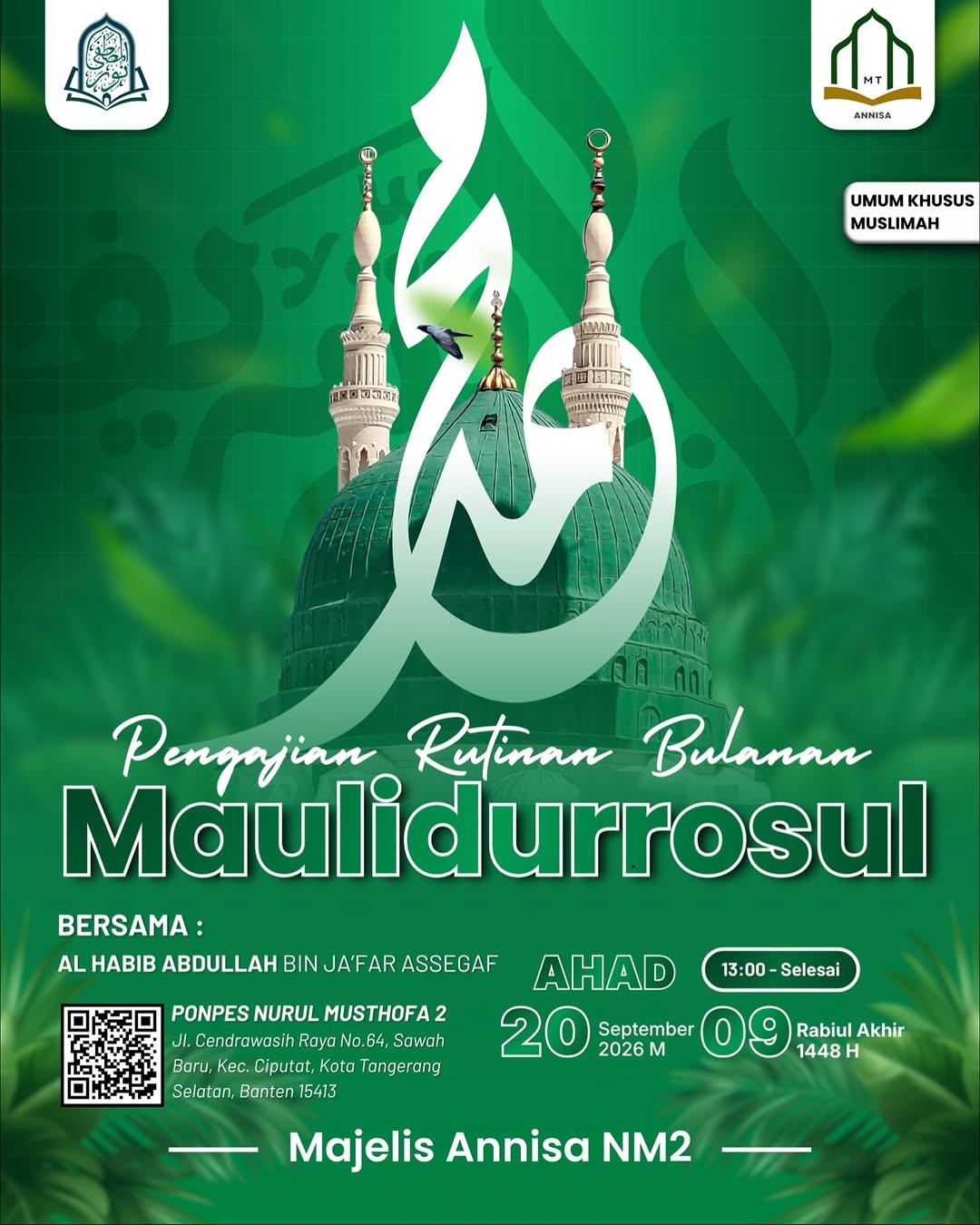 Majelis Bulanan Burdah Mt. Annisa