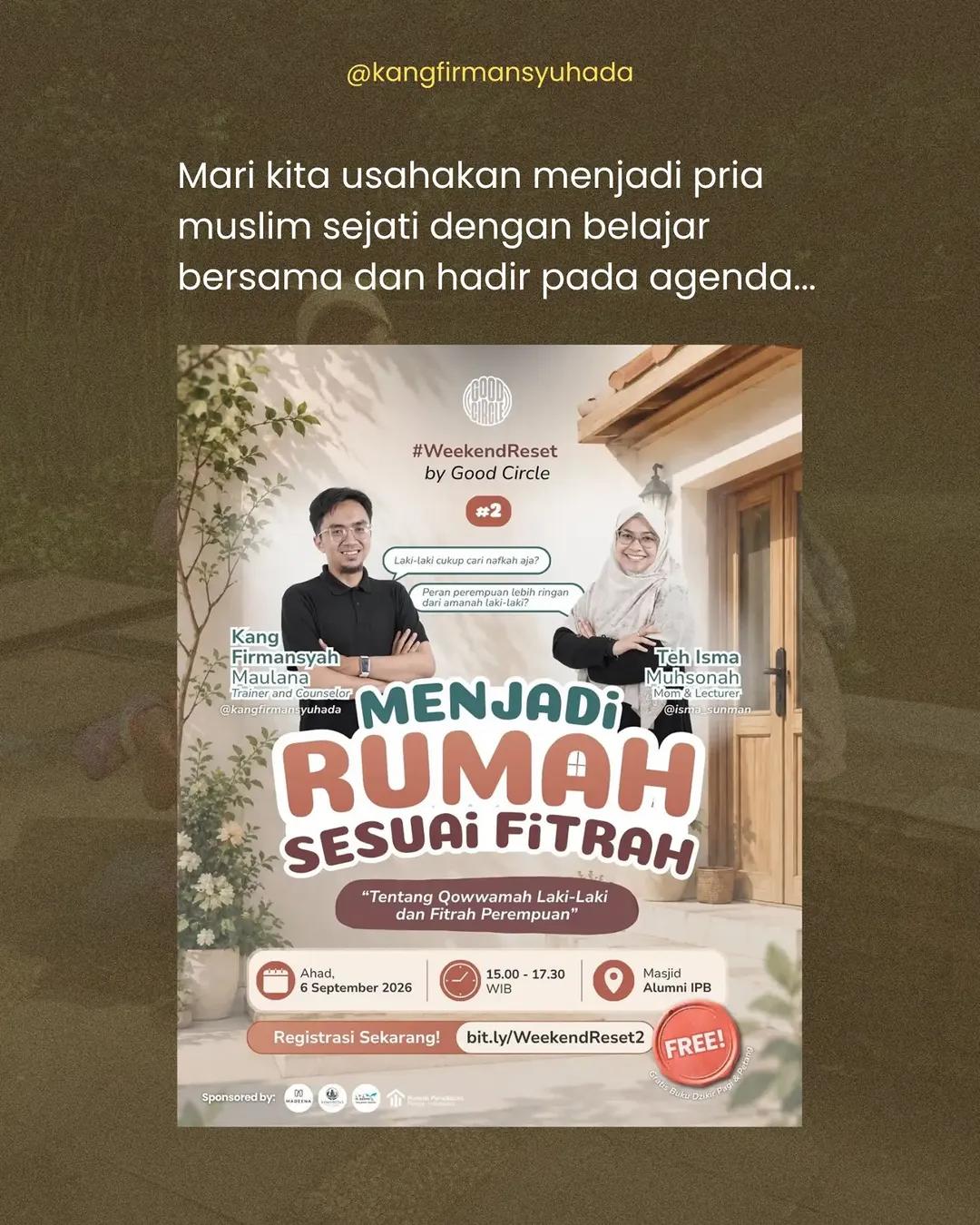 Menjadi Rumah Sesuai Fitrah