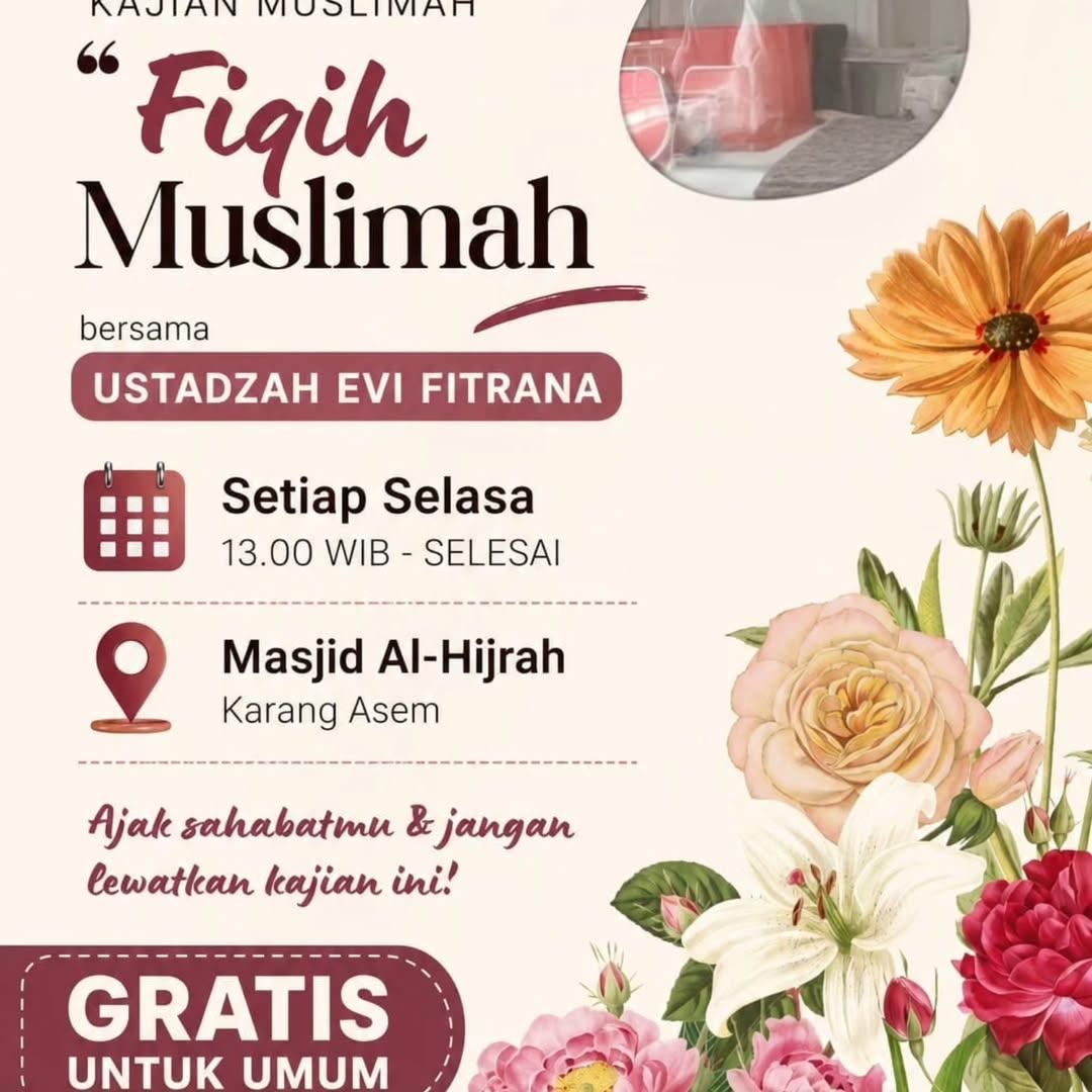 Kajian Muslimah: Fiqih Muslimah
