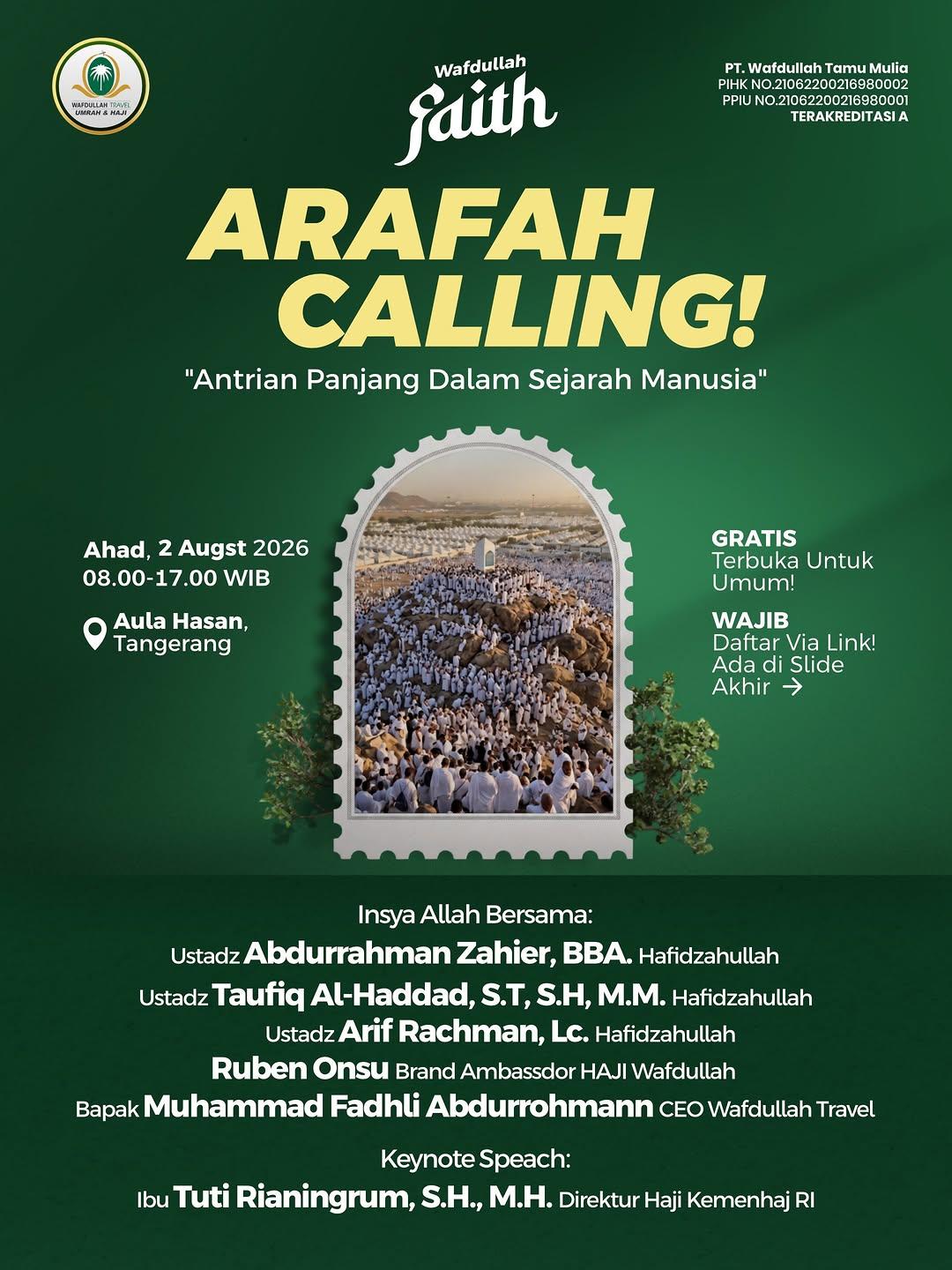 Arafah Calling! – Antrian Panjang Dalam Sejarah Manusia