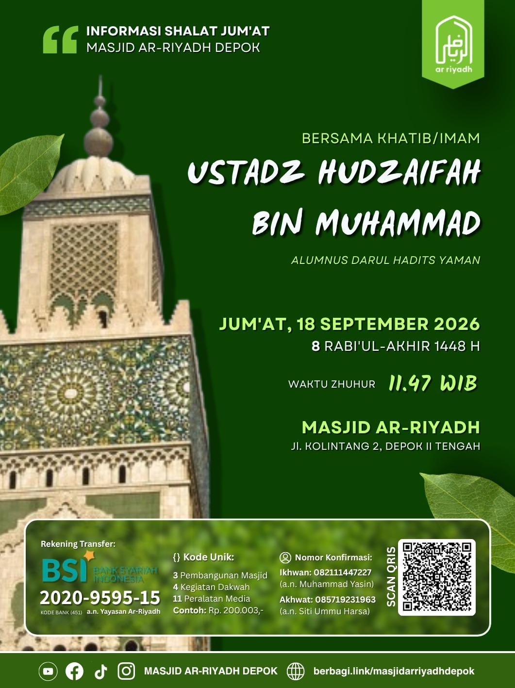 Khutbah dan Sholat Jum'at