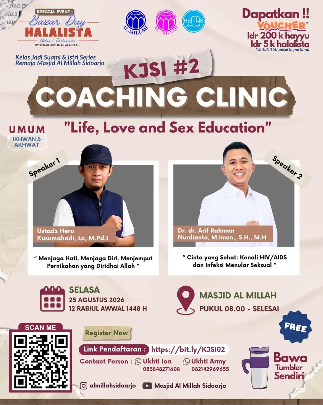 KJSI #2 – Coaching Clinic: Life, Love and Sex Education